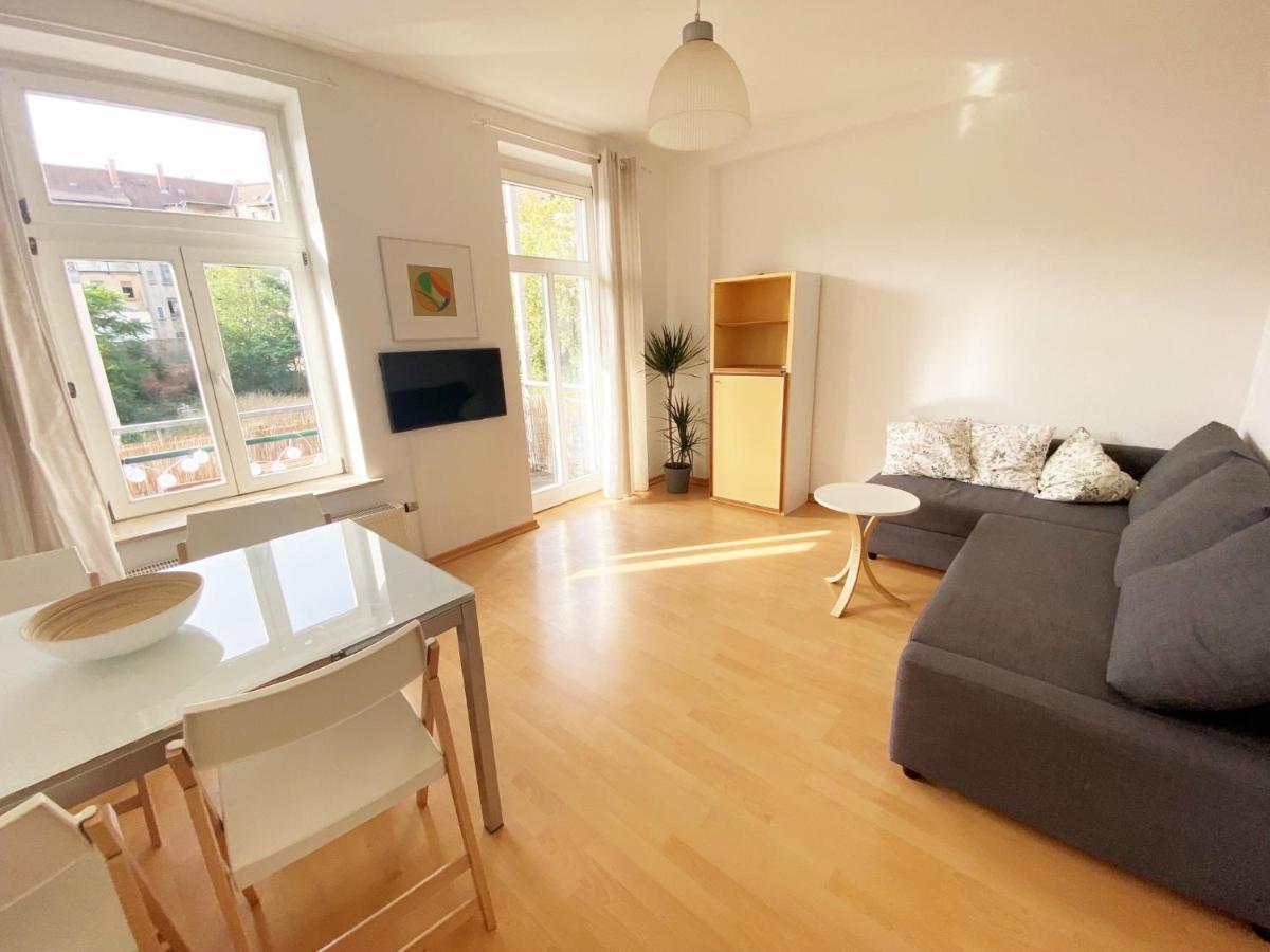 Schoene, Ruhige Zweiraumwohnung Im Angesagten Altlindenau Leipzig Bagian luar foto